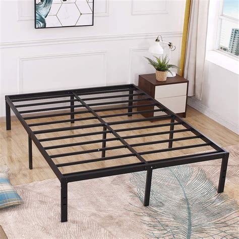 steel bed with box|metal bed frame 16 inch.